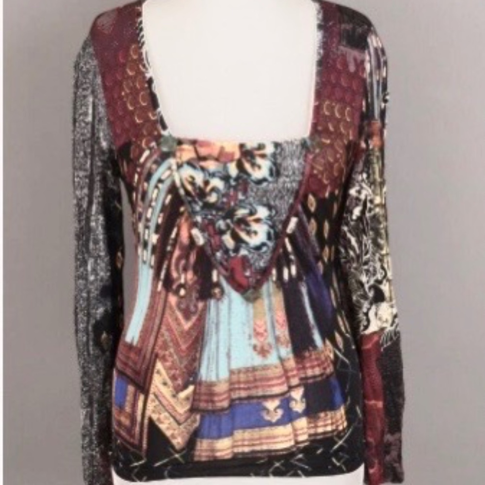 Save The Queen Printed Top